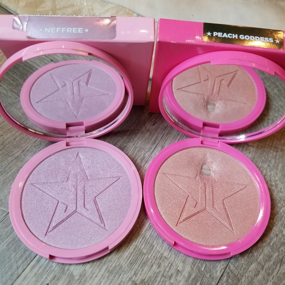 2 Jeffree Star Skin Frosts Neffree/Peach Goddess